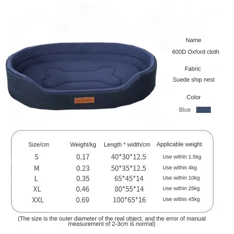 Fluffy Pet Sofa Bed – Soft Dog Cushion for Small, Medium & Large Pets | Cozy Cat & Puppy Blanket Bed