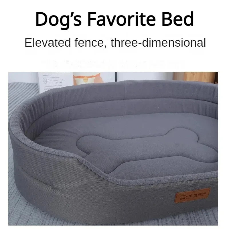 Fluffy Pet Sofa Bed – Soft Dog Cushion for Small, Medium & Large Pets | Cozy Cat & Puppy Blanket Bed