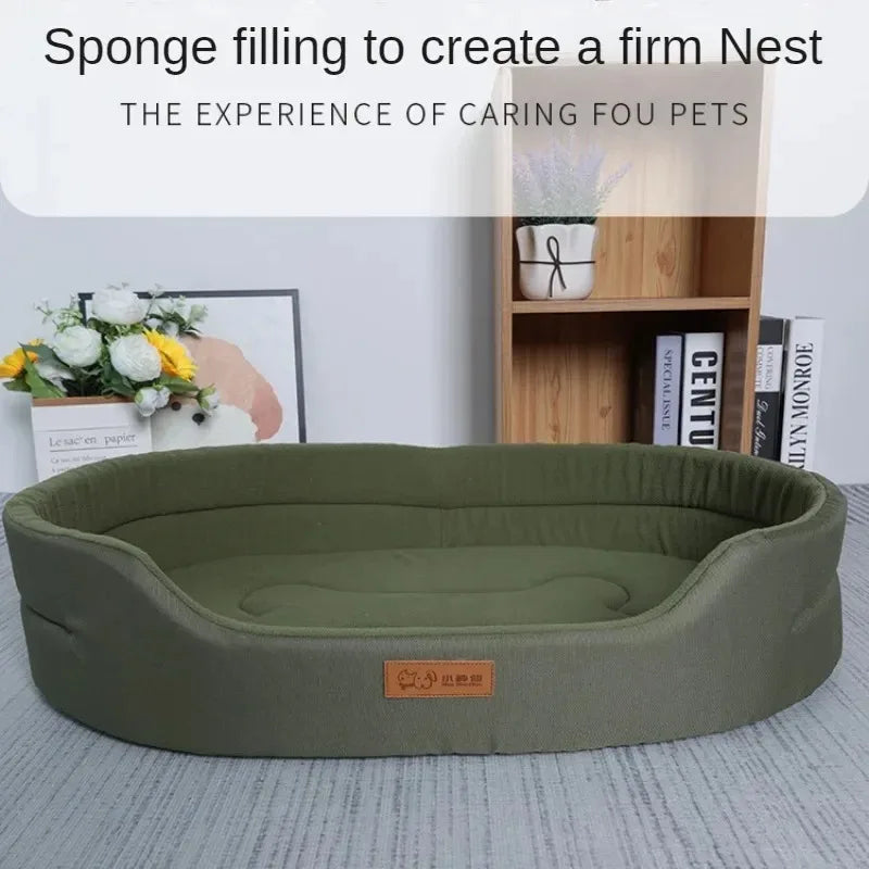 Fluffy Pet Sofa Bed – Soft Dog Cushion for Small, Medium & Large Pets | Cozy Cat & Puppy Blanket Bed