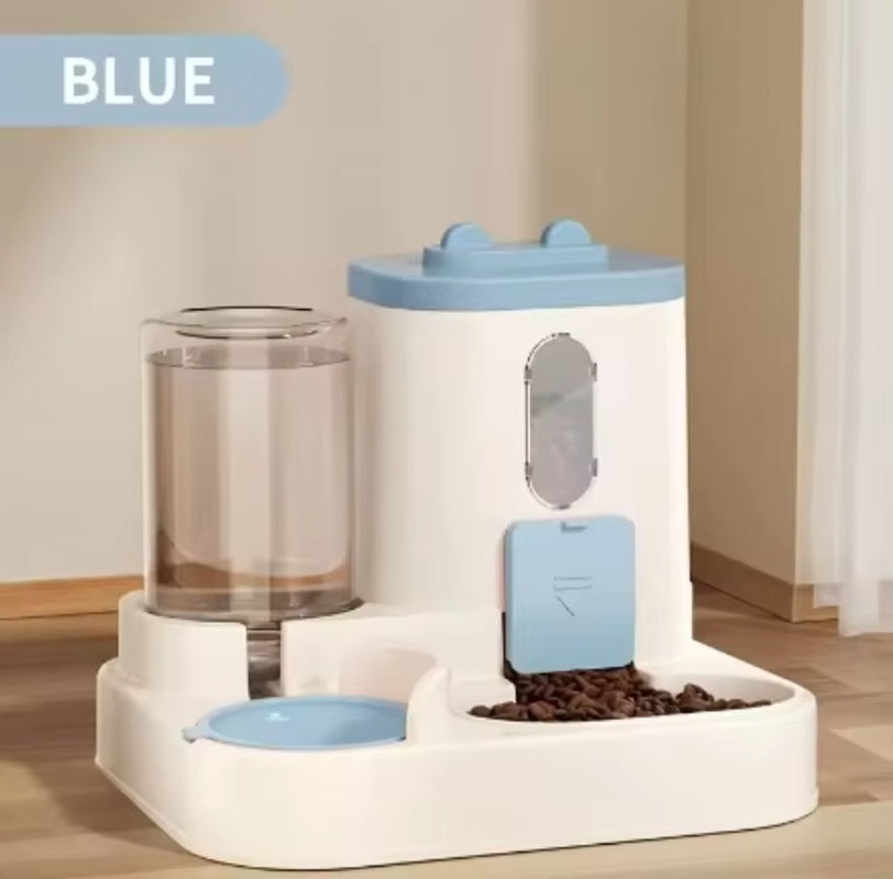 2In 1 Cat Food Dispenser Water and Food Integrated Fully Automatic Cat Food Feeding and Water Dispenser Cute Water Dispenser
