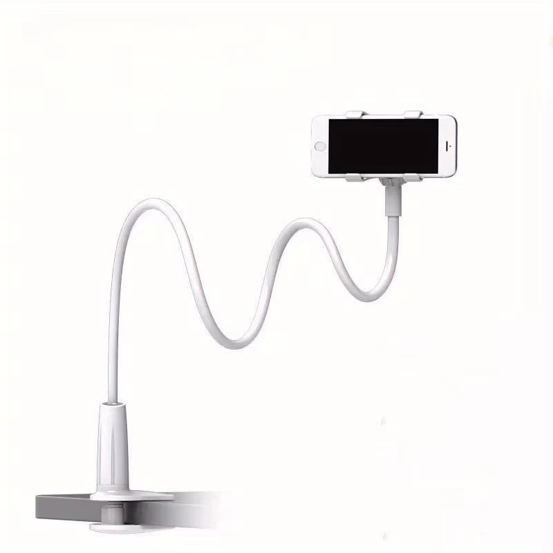Lazy Bedside Desktopmobile Phone Clamp Bracket Flexible Long Arm Gooseneck Lazy Person Bracket with Handle Overhead Live Bracket