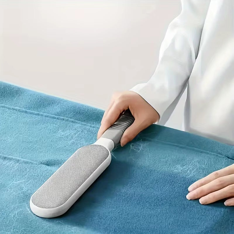 Double-Sided Pet Hair Remover, Manual Electrostatic Sticky Lint Brush, for Cat, Clothing, Sofa, Furniture, Carpet Cleaning