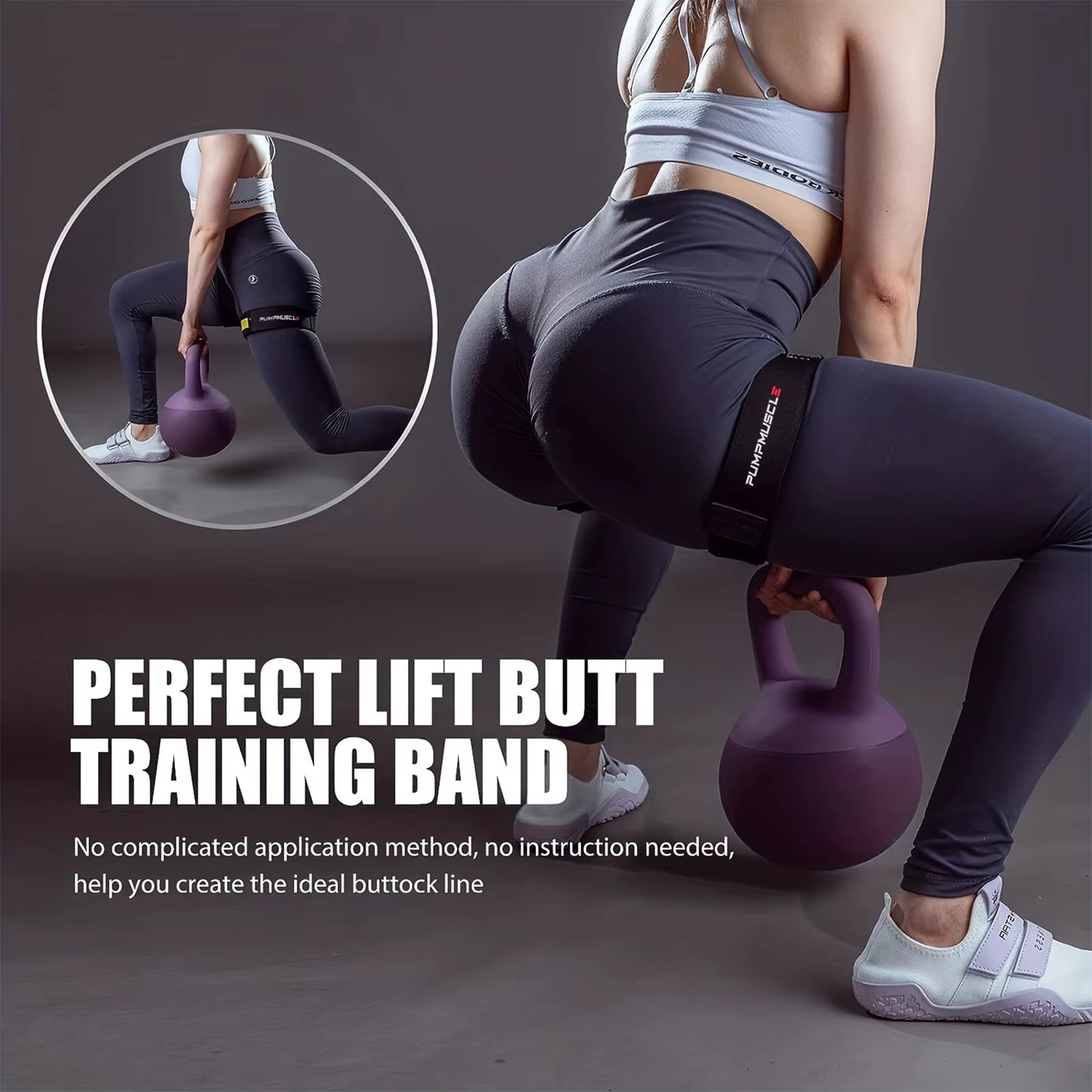 2Pcs Adjustable Leg Blood Flow Restriction Bands – Enhance Muscle Growth & Strength, Ideal for Leg Workouts, Glute Exercises