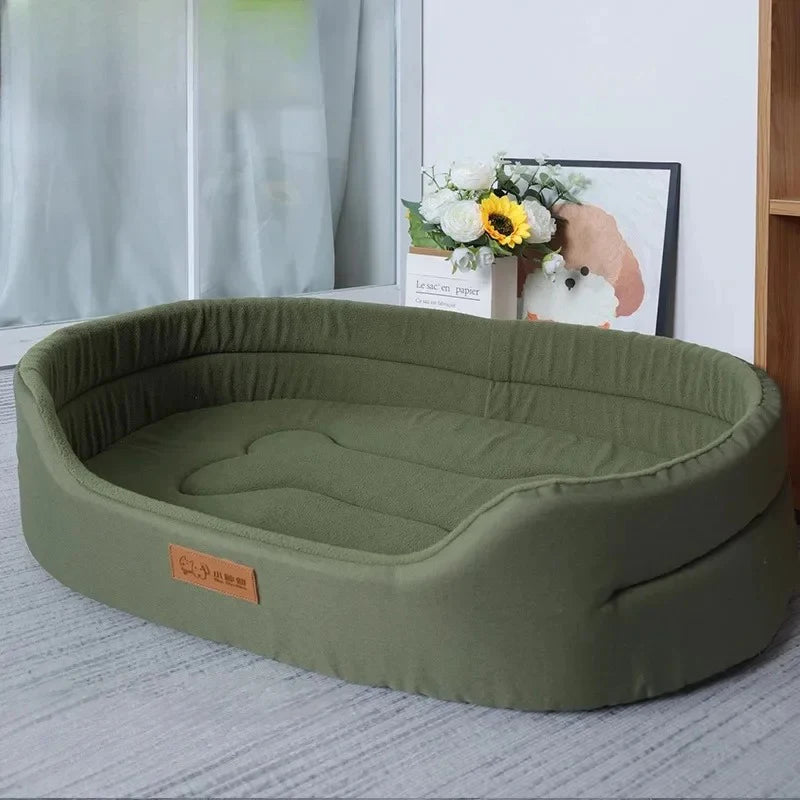 Fluffy Pet Sofa Bed – Soft Dog Cushion for Small, Medium & Large Pets | Cozy Cat & Puppy Blanket Bed