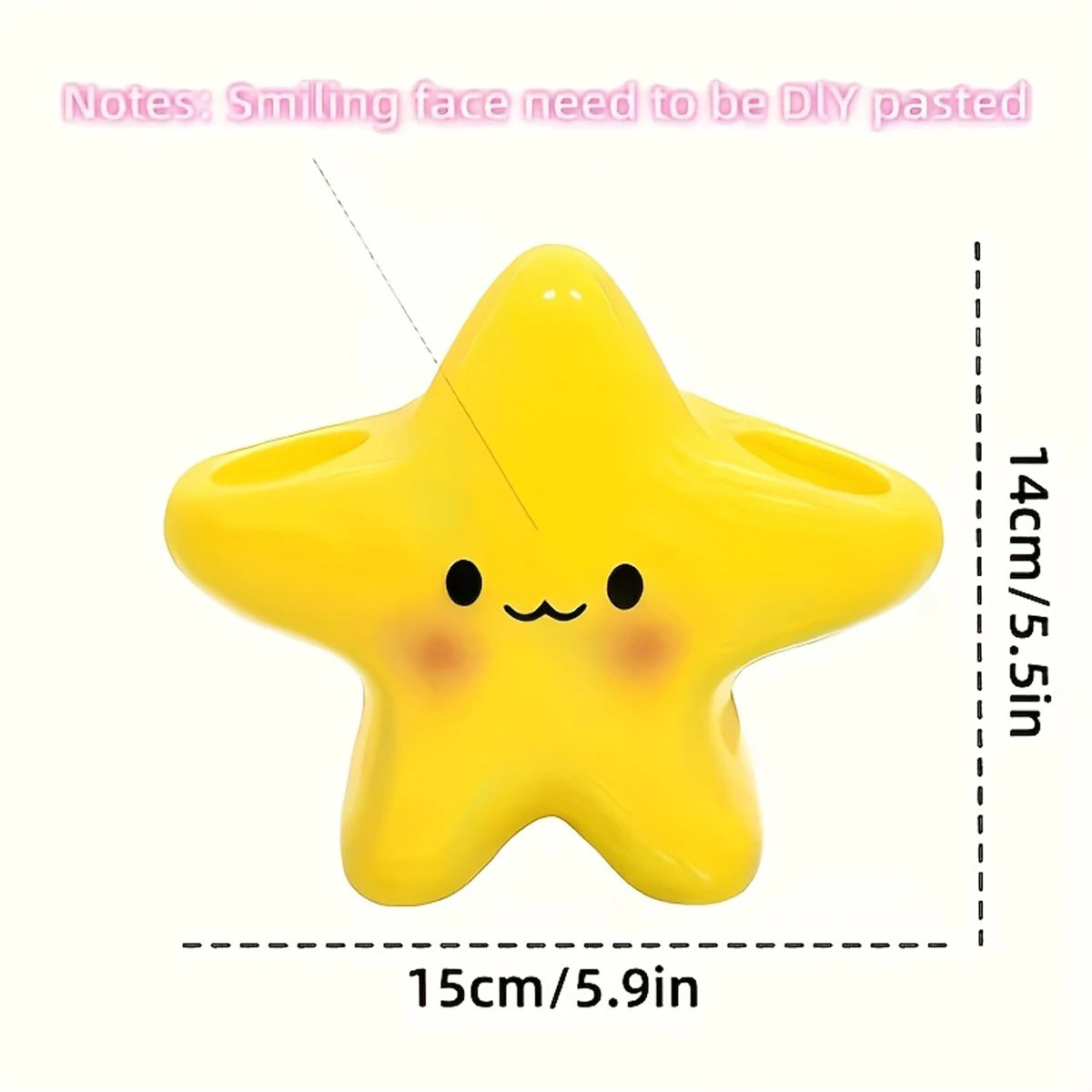 Star-Shaped Toothbrush Holder 