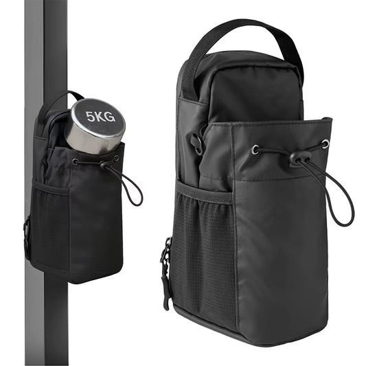 Magnetic Gym Bag Large Capacity Magnetic Carrier Bag with Phone Pocket Portable Gym Water Bottle Pouch Gym Accessories Organizer